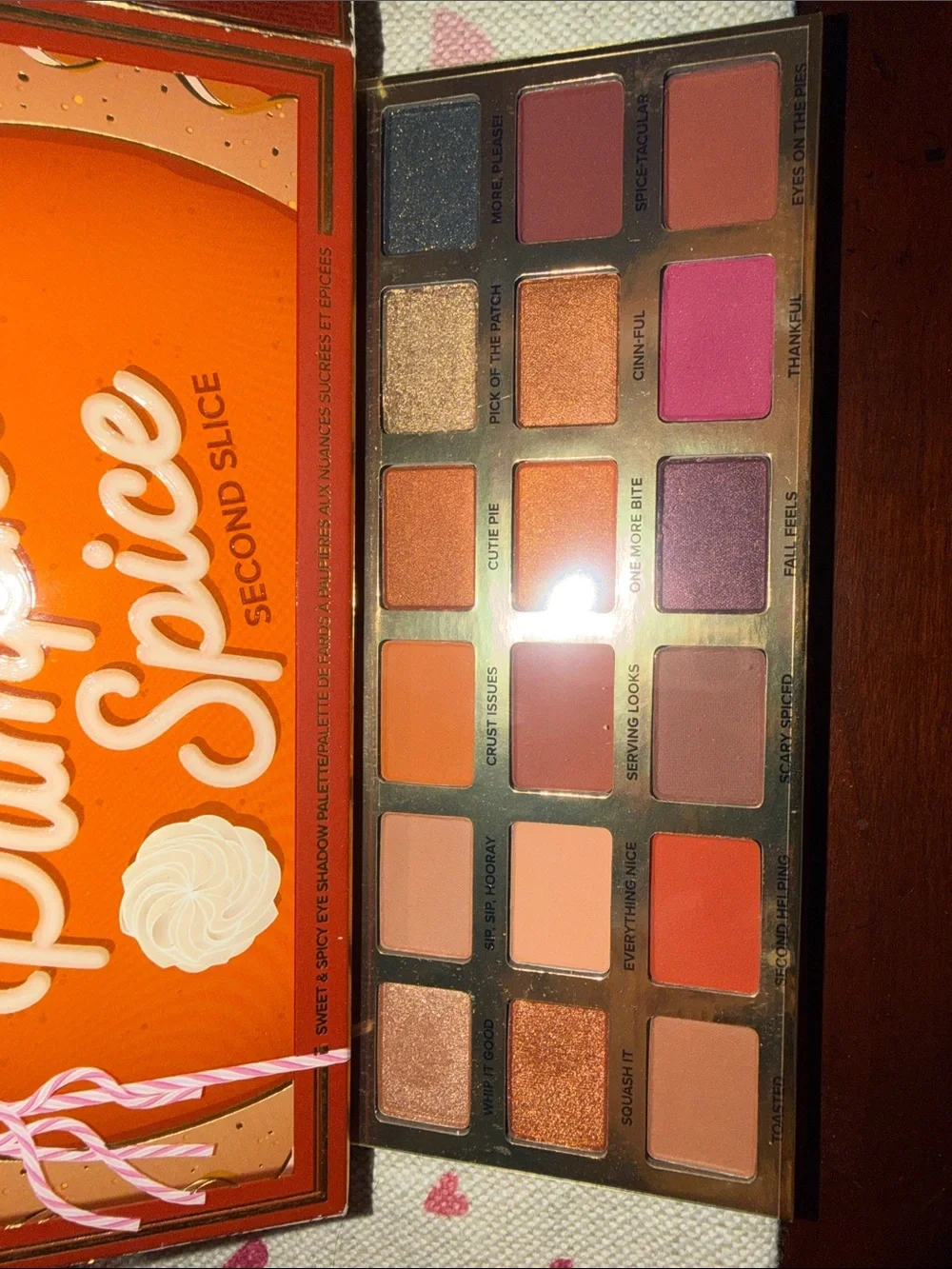 Too Faced Pumpkin Spice Second Slice Eyeshadow Palette - Warm Orange Shades